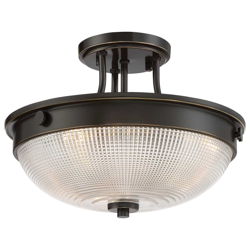 Quoizel - Полилей за повърхностен монтаж MANTLE 2xE27/60W/230V бронзов