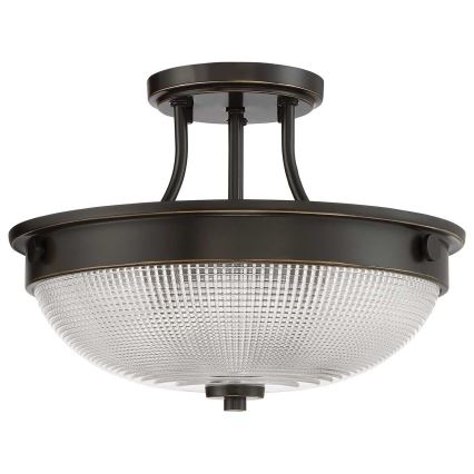 Quoizel - Полилей за повърхностен монтаж MANTLE 2xE27/60W/230V бронзов