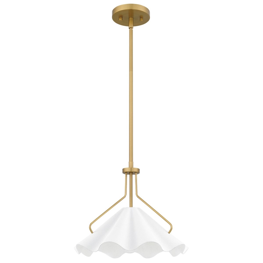 Quoizel - Висящ полилей MEJIA 1xE27/60W/230V Ø 35,6 cm месинг