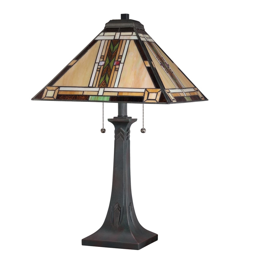 Quoizel - Настолна лампа NAVAJO 2xE27/60W/230V