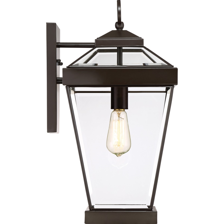 Quoizel - Екстериорен аплик RAVINE 1xE27/60W/230V IP44 кафяв