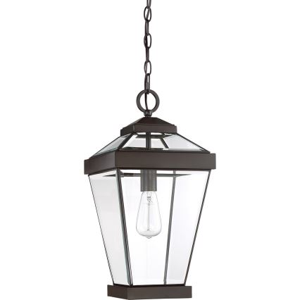 Quoizel - Екстериорен пендел RAVINE 1xE27/60W/230V IP23 кафяв
