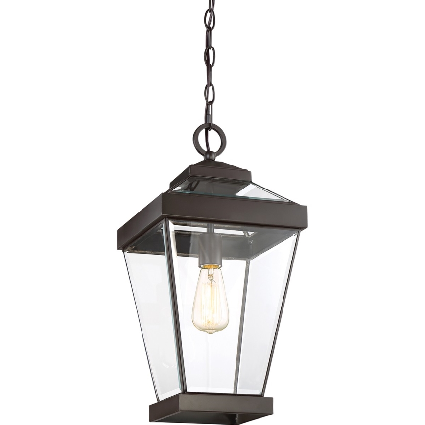 Quoizel - Екстериорен пендел RAVINE 1xE27/60W/230V IP23 кафяв
