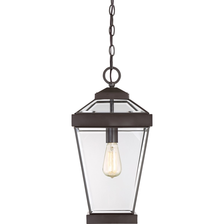 Quoizel - Екстериорен пендел RAVINE 1xE27/60W/230V IP23 кафяв