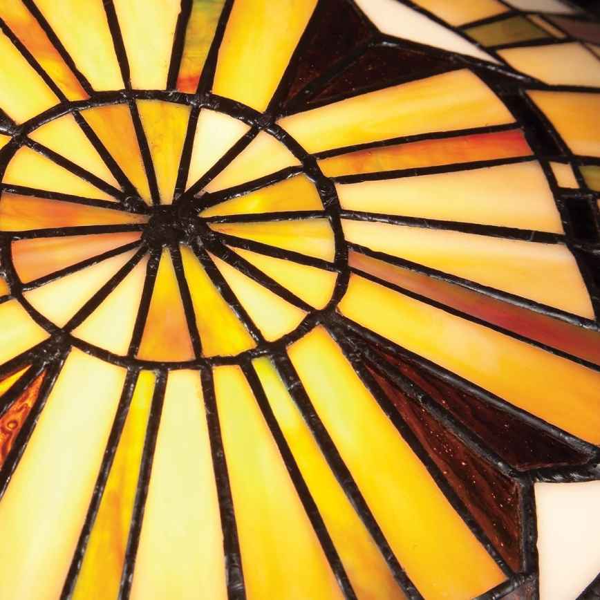 Quoizel - Потолно осветително тяло Tiffany REED 2xE27/60W/230V Ø 42 см