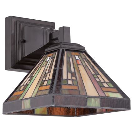 Quoizel - Стенно осветително тяло Tiffany STEPHEN 1xE27/100W/230V
