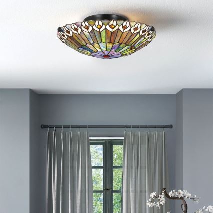 Quoizel - Плафон WATKINS 2xE27/60W/230V Ø 42 cm