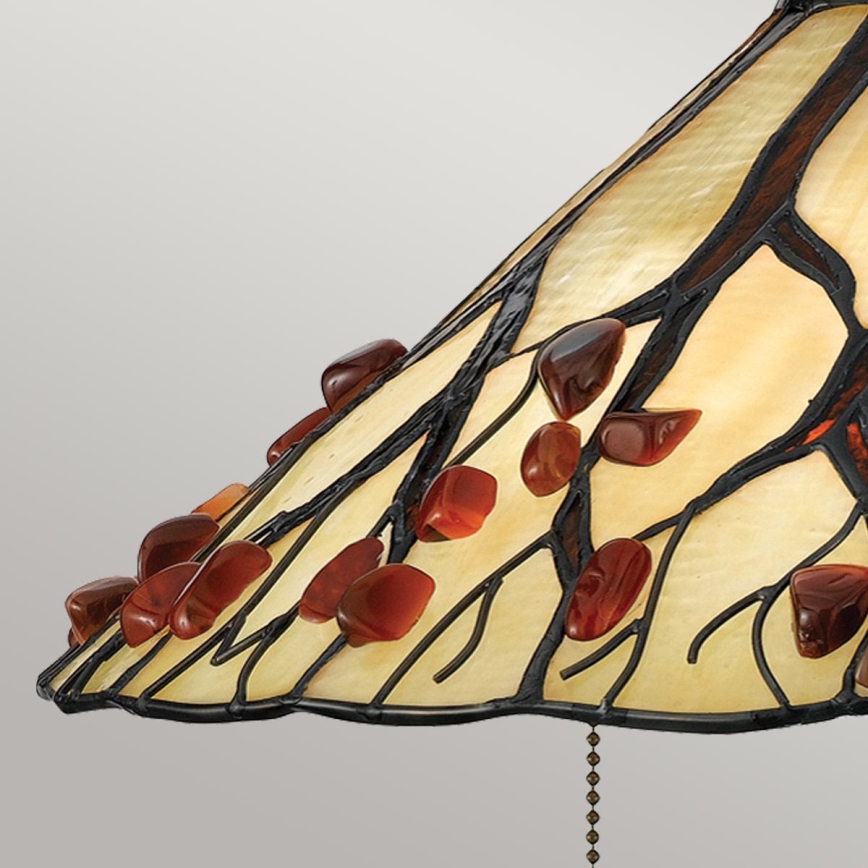 Quoizel - Настолна лампа Тифани WHISPERING 2xE27/60W/230V