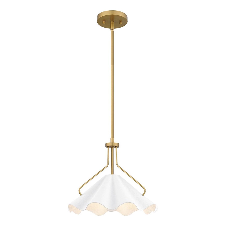Quoizel - Висящ полилей MEJIA 1xE27/60W/230V Ø 35,6 cm месинг