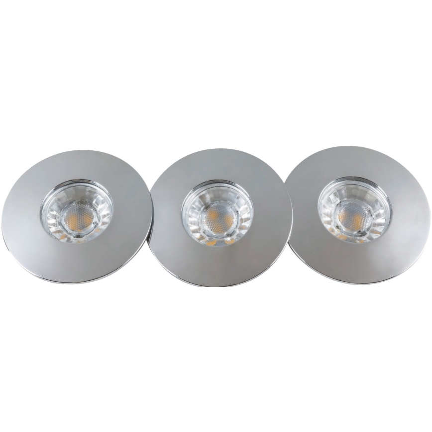 Rabalux - Комплект 3xLED За баня Осветление за окачен таван 3xLED/4W/230V IP44