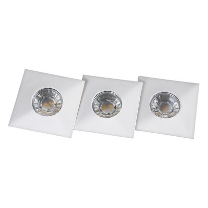 Rabalux - К-кт 3xLED Лампа за вграждане в баня 1xLED/4W/230V IP44