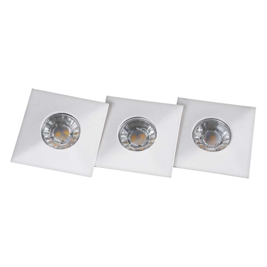 Rabalux - К-кт 3xLED Лампа за вграждане в баня 1xLED/4W/230V IP44