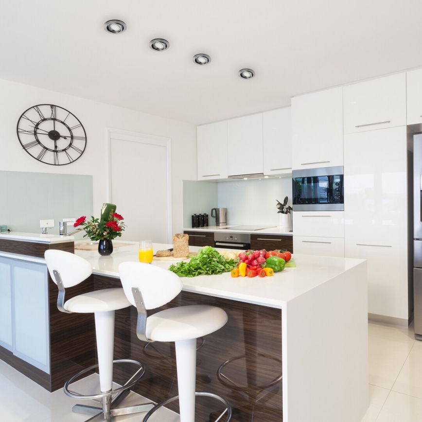 Rabalux - Комплект от 3 вградени LED осветителни тела, 1xGU10/3W/230V, IP40