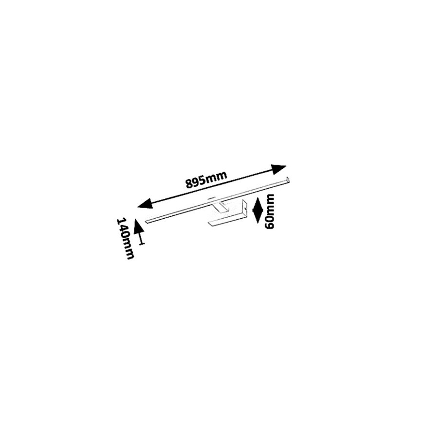 Rabalux 1464 - LED Лампа за картина ALBINA LED/18W/230V IP23