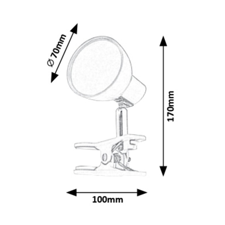 Rabalux - LED Лампа с щипка LED/5W/230V