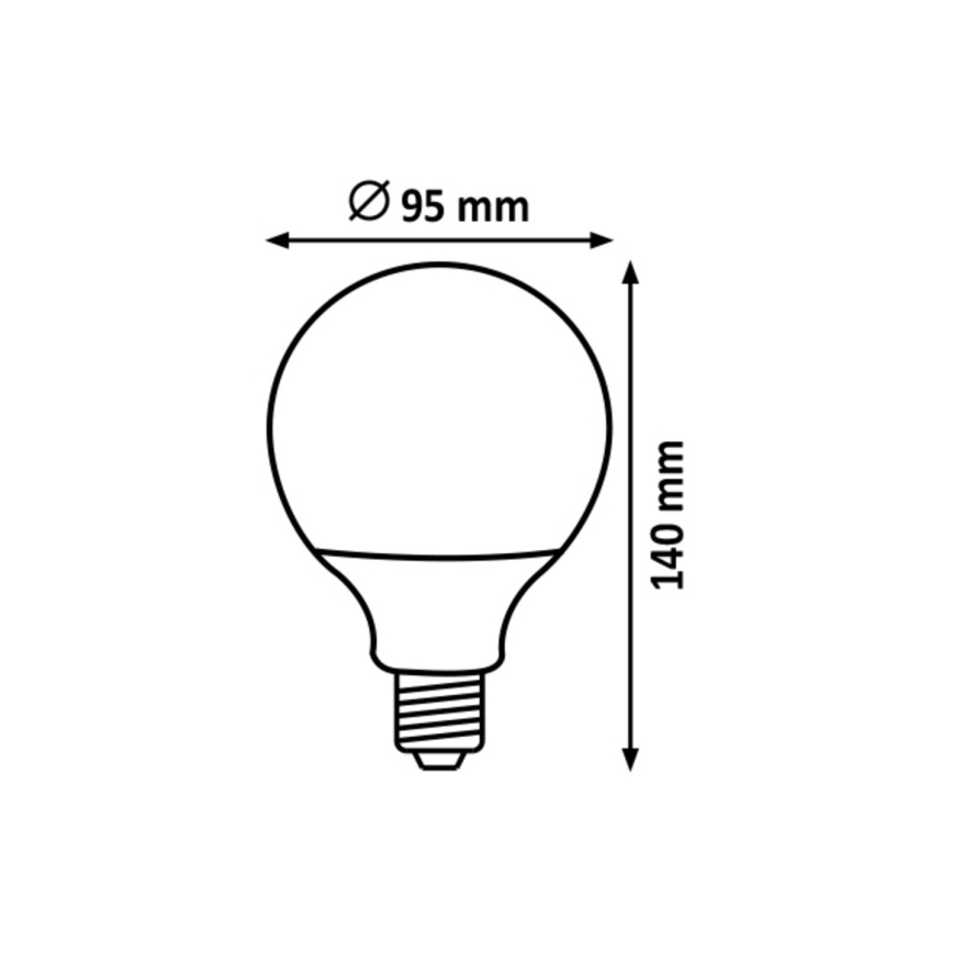 Rabalux  - LED Крушка G95 E27/15W/230V 4000K