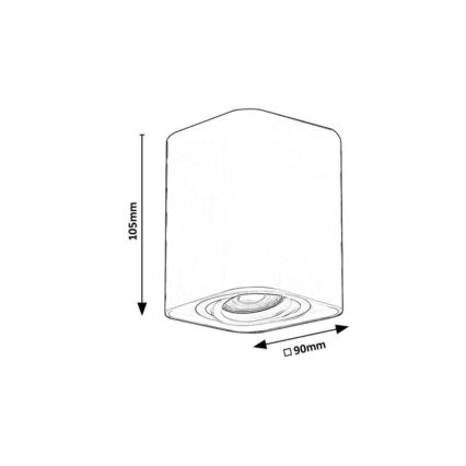 Rabalux - Спот 1xGU10/42W/230V бял