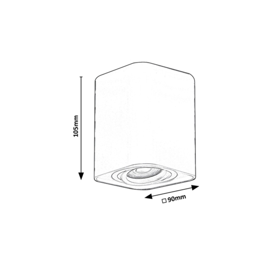 Rabalux - Спот 1xGU10/42W/230V бял