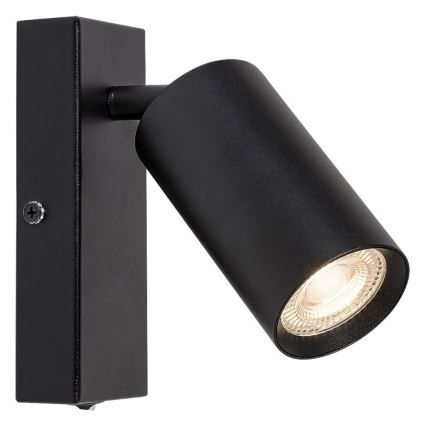 Rabalux - Стенен спот 1xGU10/25W/230V черен