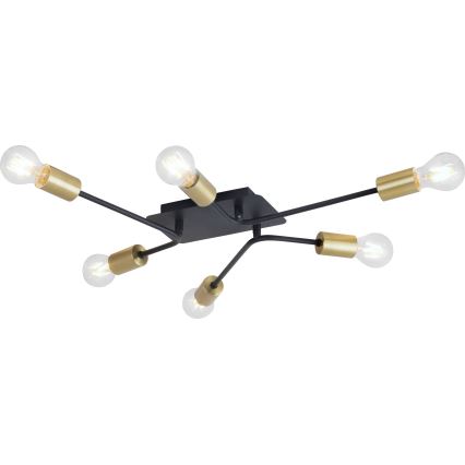 Rabalux - Полилей повърхностно монтиран 6xE27/15W/230V