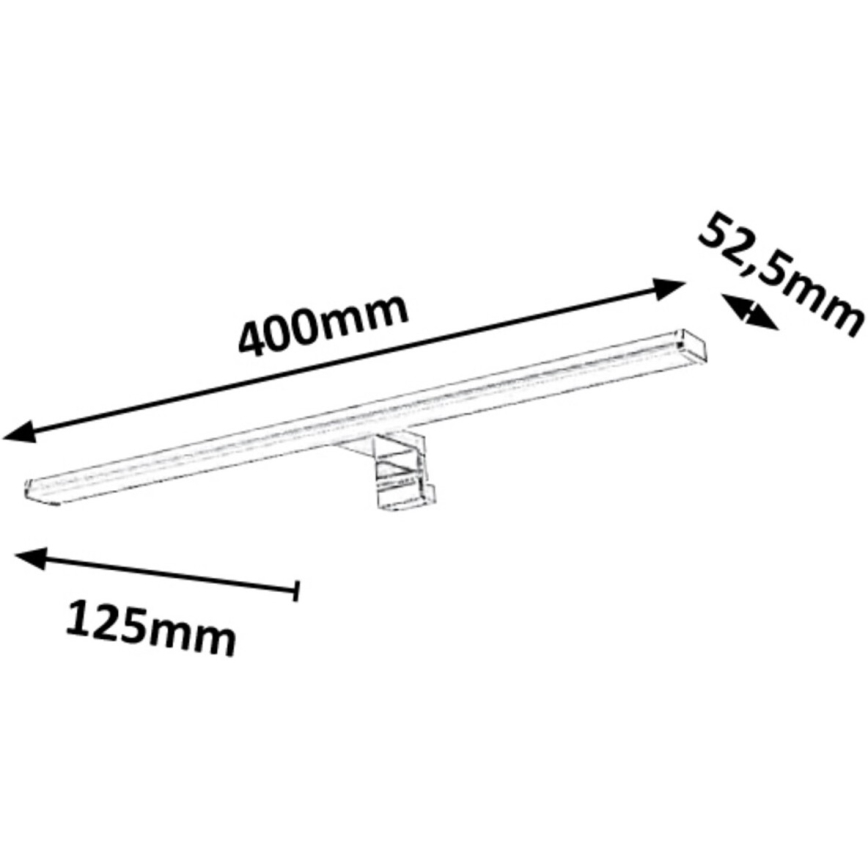 Rabalux 2114 - LED Лампа за огледало за баня LEVON LED/8W/230V 40cm IP44