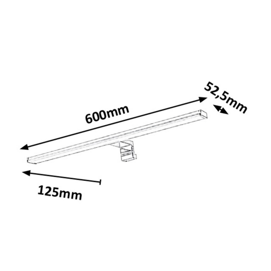 Rabalux - LED За баня Осветление за огледало LED/12W/230V 60cm IP44