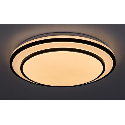 Rabalux - LED Димируема лампа LED/40W/230V 3000-6500K черна + дистанционно