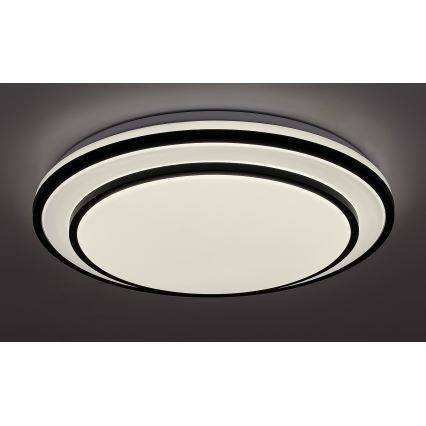 Rabalux - LED димируем плафон LED/40W/230V 3000-6500K черен Ø 49 cm + дистанционно управление