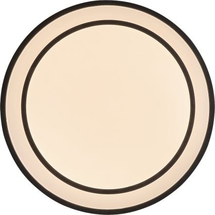 Rabalux - LED димируем плафон LED/40W/230V 3000-6500K черен Ø 49 cm + дистанционно управление