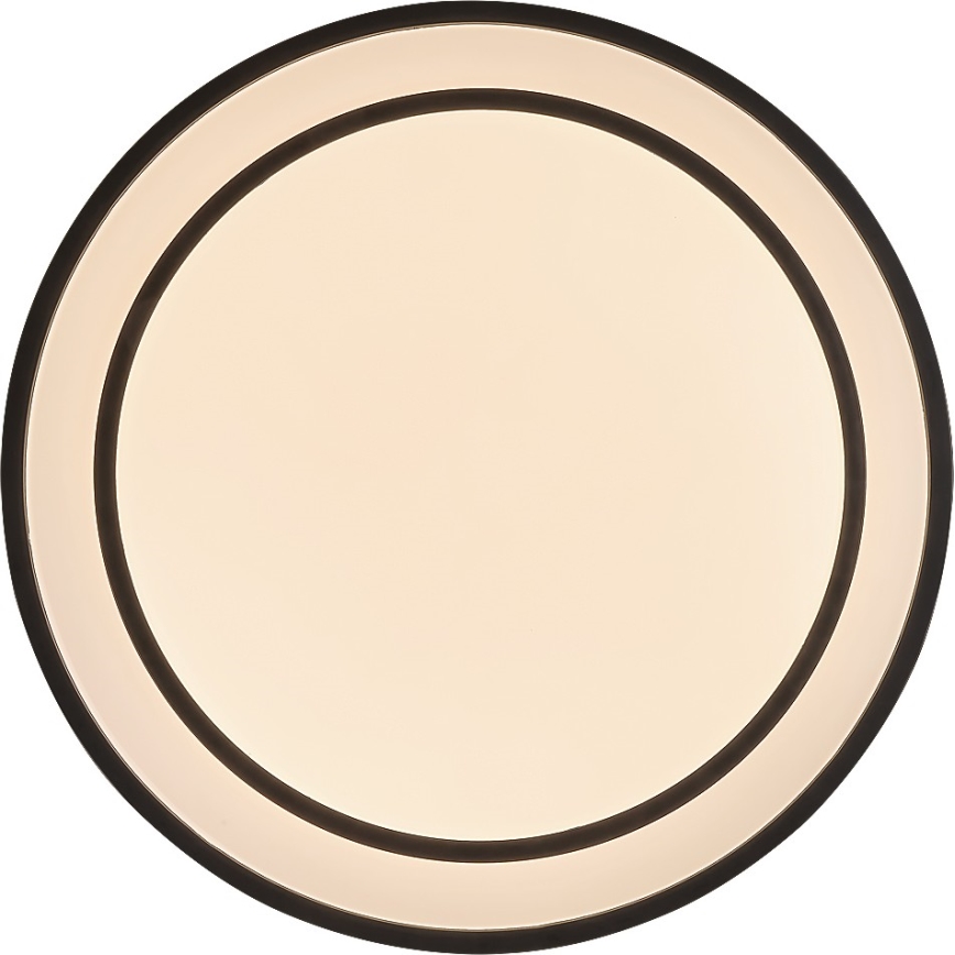 Rabalux - LED димируем плафон LED/40W/230V 3000-6500K черен Ø 49 cm + дистанционно управление