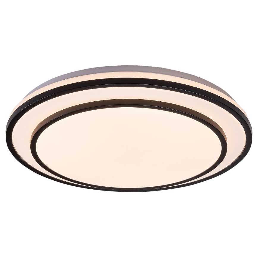 Rabalux - LED димируем плафон LED/40W/230V 3000-6500K черен Ø 49 cm + дистанционно управление