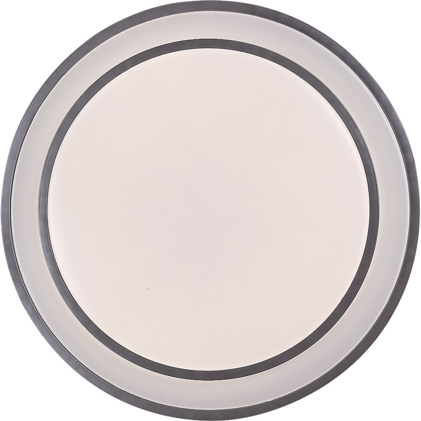 Rabalux - Димируемо LED таванно осветително тяло LED/40W/230V 3000–6500K сребристо, Ø 49 см + дистанционно управление