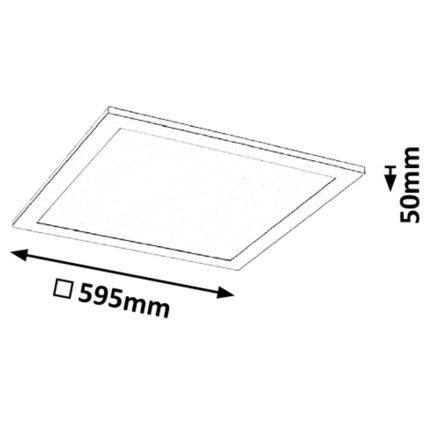 Rabalux - LED Панел LED/40W/230V 60x60cm