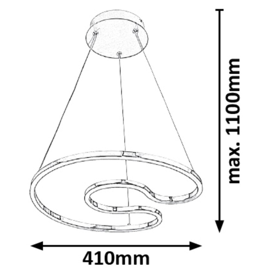 Rabalux - LED Полилей на верижка LED/30W/230V