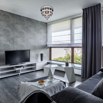 Rabalux - Кристален плафонен полилей LED/20W/230V + 3xE14/40W Ø 30 см