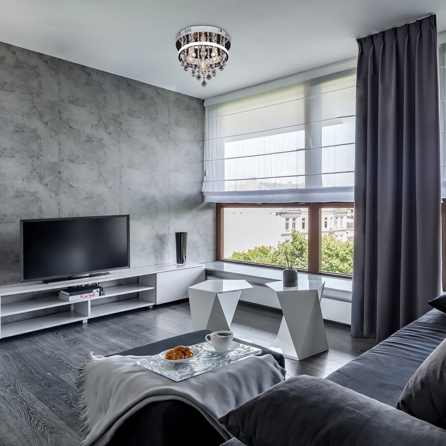 Rabalux - Кристален плафонен полилей LED/20W/230V + 3xE14/40W Ø 30 см