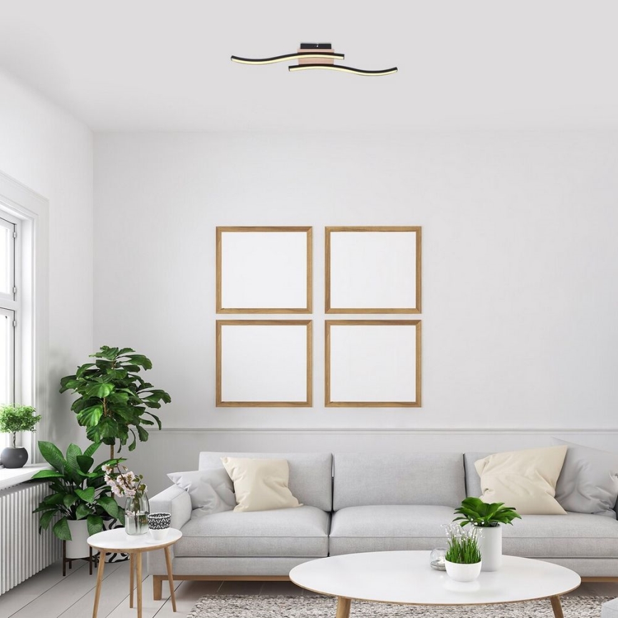 Rabalux - LED Полилей за повърхностен монтаж 2xLED/12W/230V