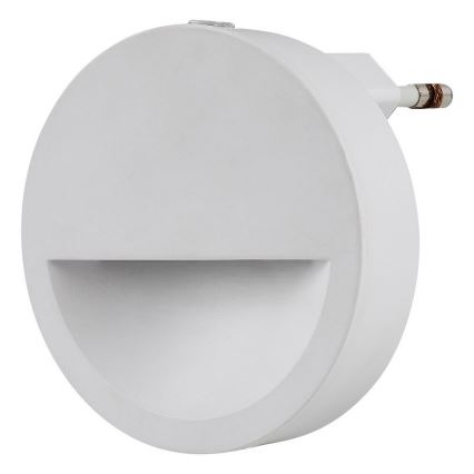 Rabalux - LED Нощна лампа със сензор за здрач LED/0,5W/230V 3000K Ø 65 мм