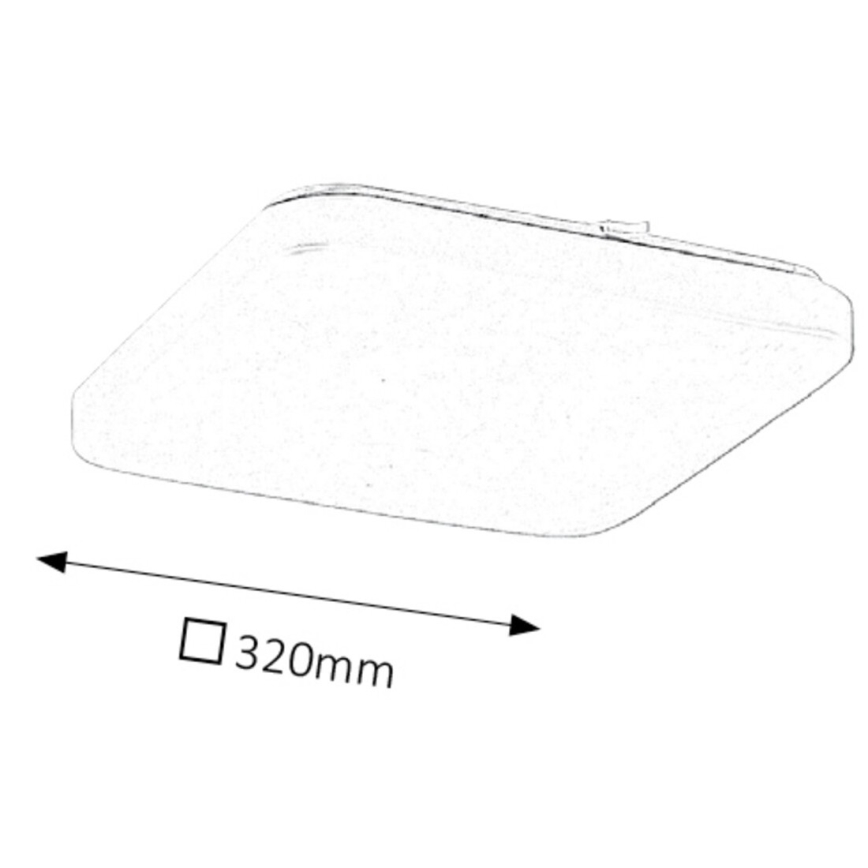 Rabalux - LED Плафониера 1xLED/32W/230V 32x32 см
