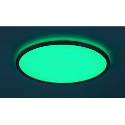 Rabalux - LED RGB Димируем плафон LED/22W/230V Wi-Fi Tuya + дистанционно управление