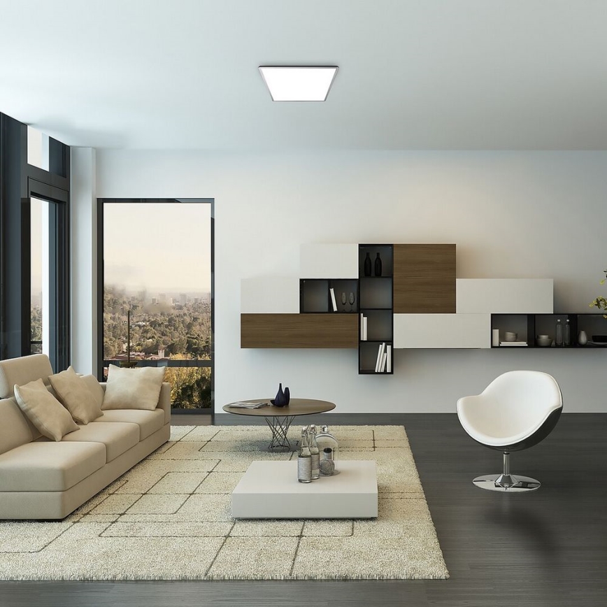 Rabalux - LED RGB Димируем плафон LED/22W/230V Wi-Fi Tuya + дистанционно управление