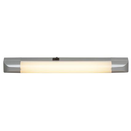 Rabalux - LED Лампа за под кухненски шкаф BAND LIGHT 1xG13/10W/230V 39,5 см сребрист