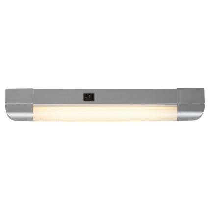 Rabalux - LED Лампа за под кухненски шкаф BAND LIGHT 1xG13/10W/230V 39,5 см сребрист
