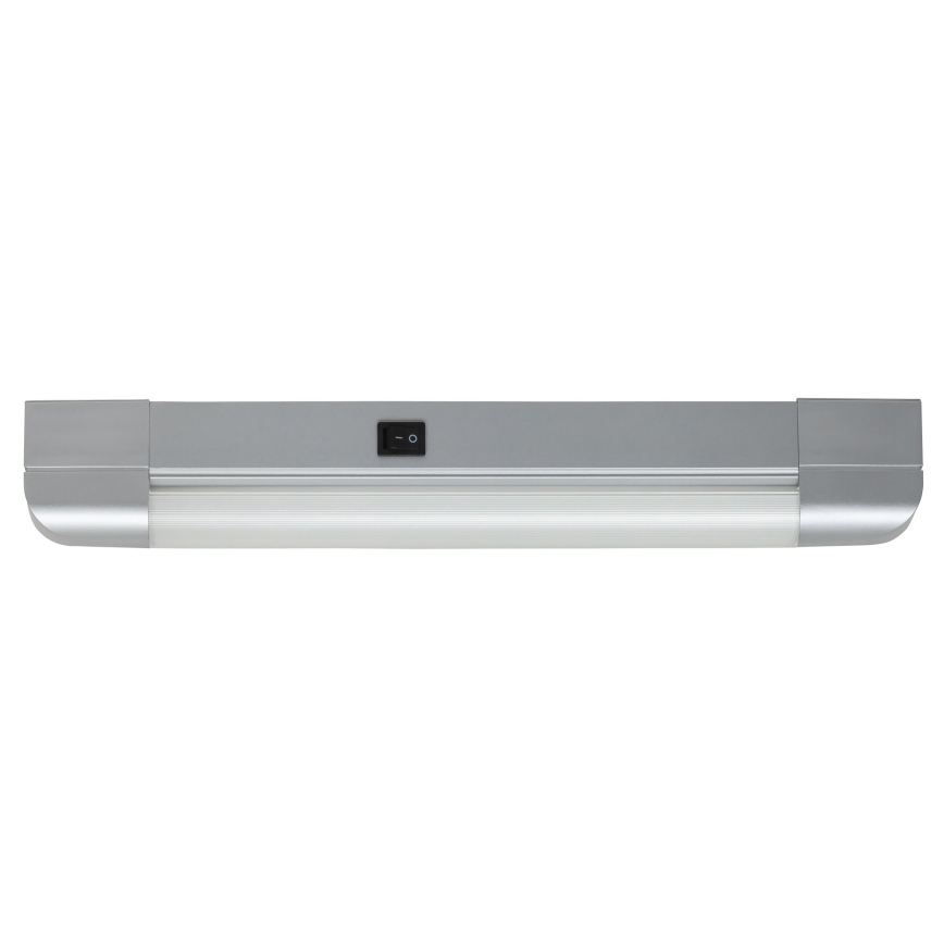 Rabalux - LED Лампа за под кухненски шкаф BAND LIGHT 1xG13/10W/230V 39,5 см сребрист
