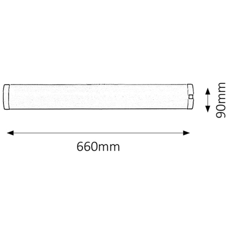 Rabalux - LED Лампа за под кухненски шкаф 1xG13/18W/230V 66 см