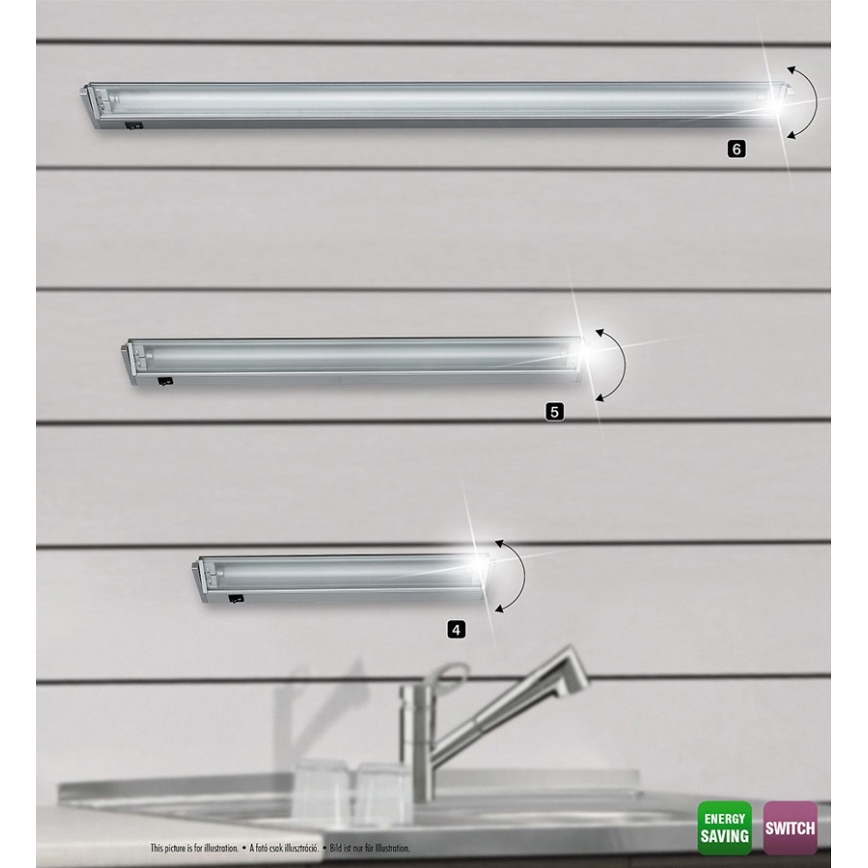 Rabalux 2366 - Осветление за кухненски плот EASY LIGHT 1xG5/21W/230V