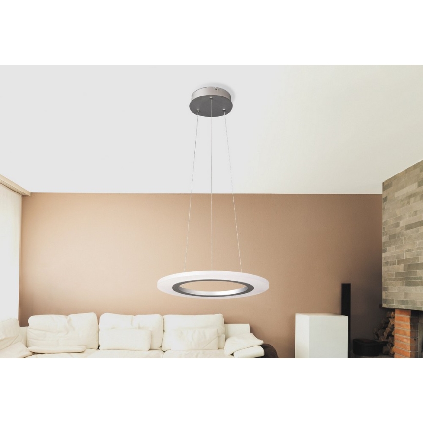 Rabalux 2428 - LED Полилей ADRIENNE LED/20W/230V сребърна