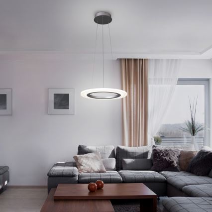 Rabalux 2428 - LED Полилей ADRIENNE LED/20W/230V сребърна