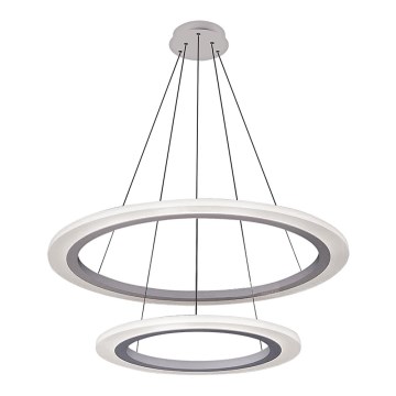 Rabalux 2429 - LED Полилей ADRIENNE LED/62W/230V сребърна