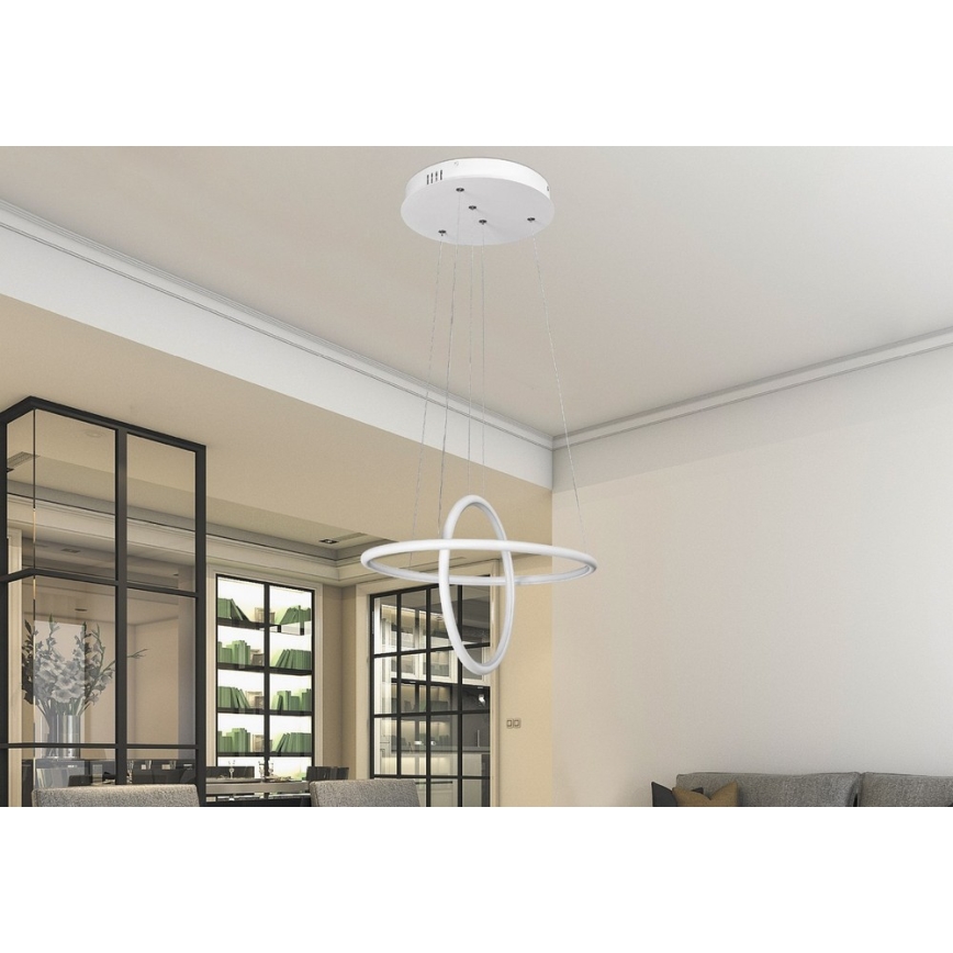 Rabalux - LED Полилей LED/37W/230V бяла